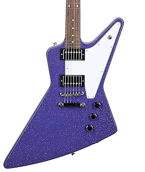 Amazon.com: Epiphone EXCLUSIVE Explorer, Purple Sparkle